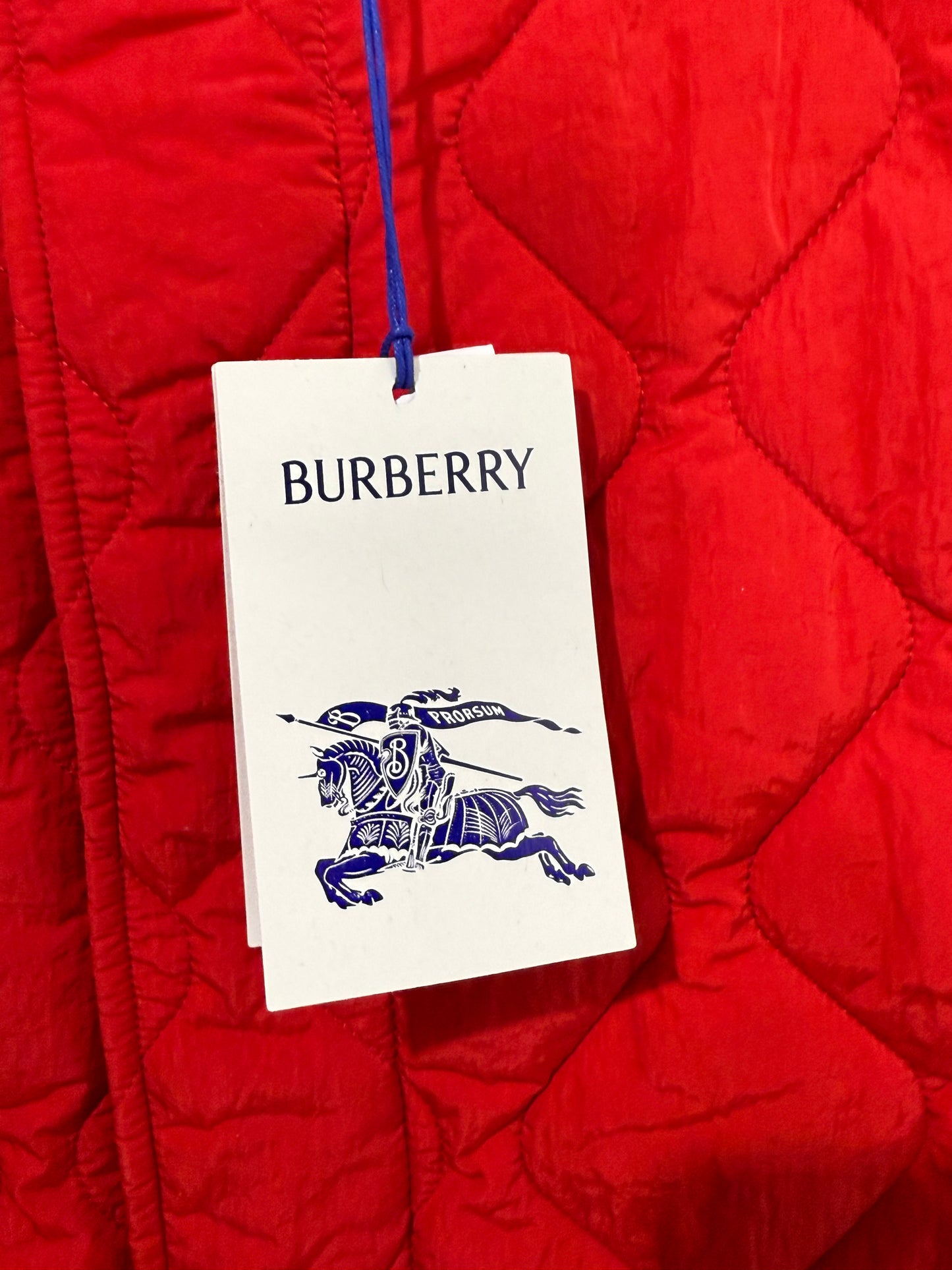 Burberry Red Quilted Skirt 4
