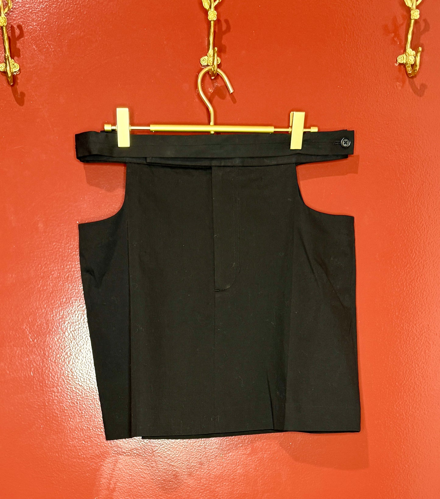 Helmut Lang Black Skirt Hip Cut-Outs 8