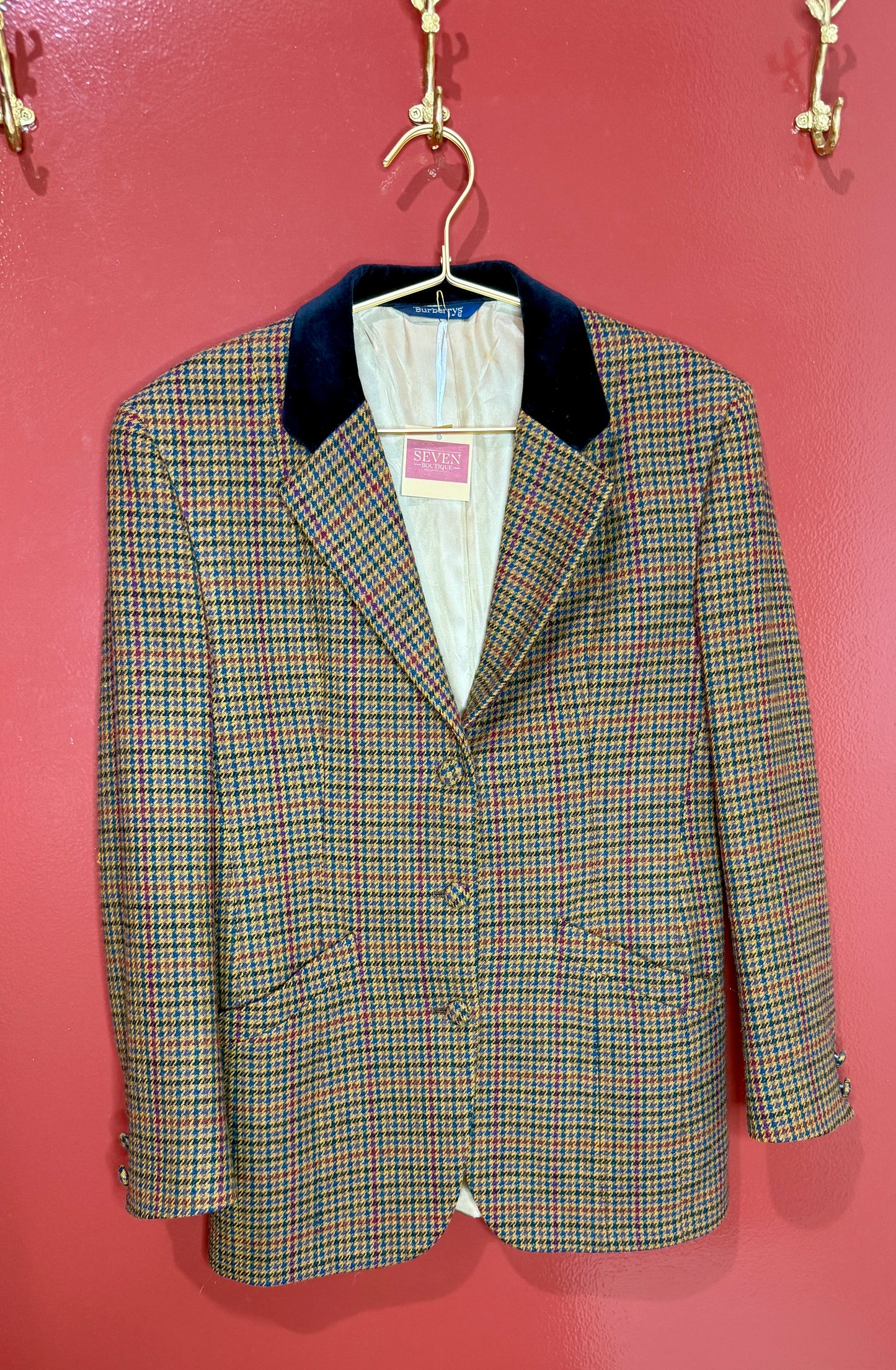 Burberry Tweed Blazer M