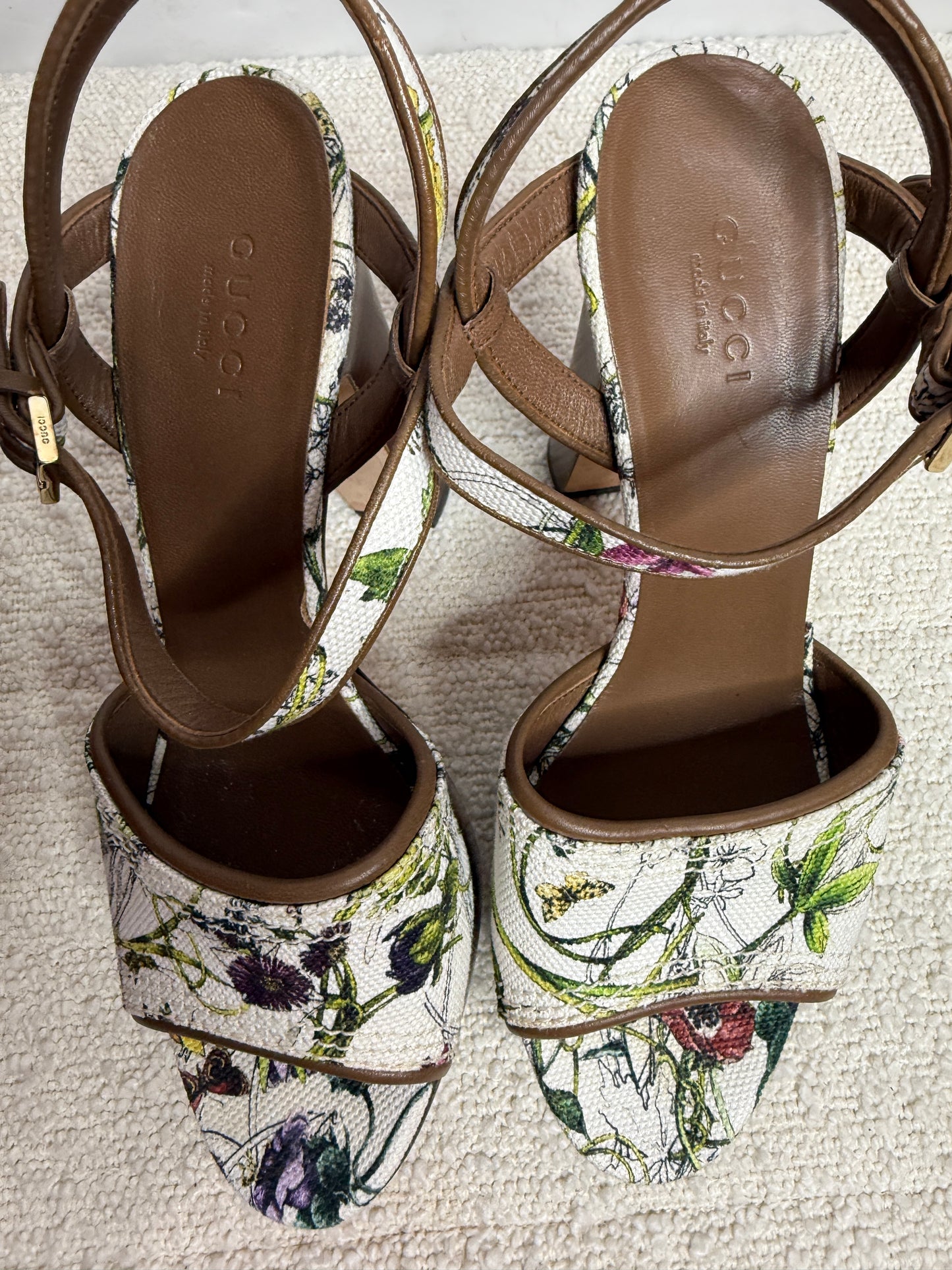 Gucci Floral Heels 36