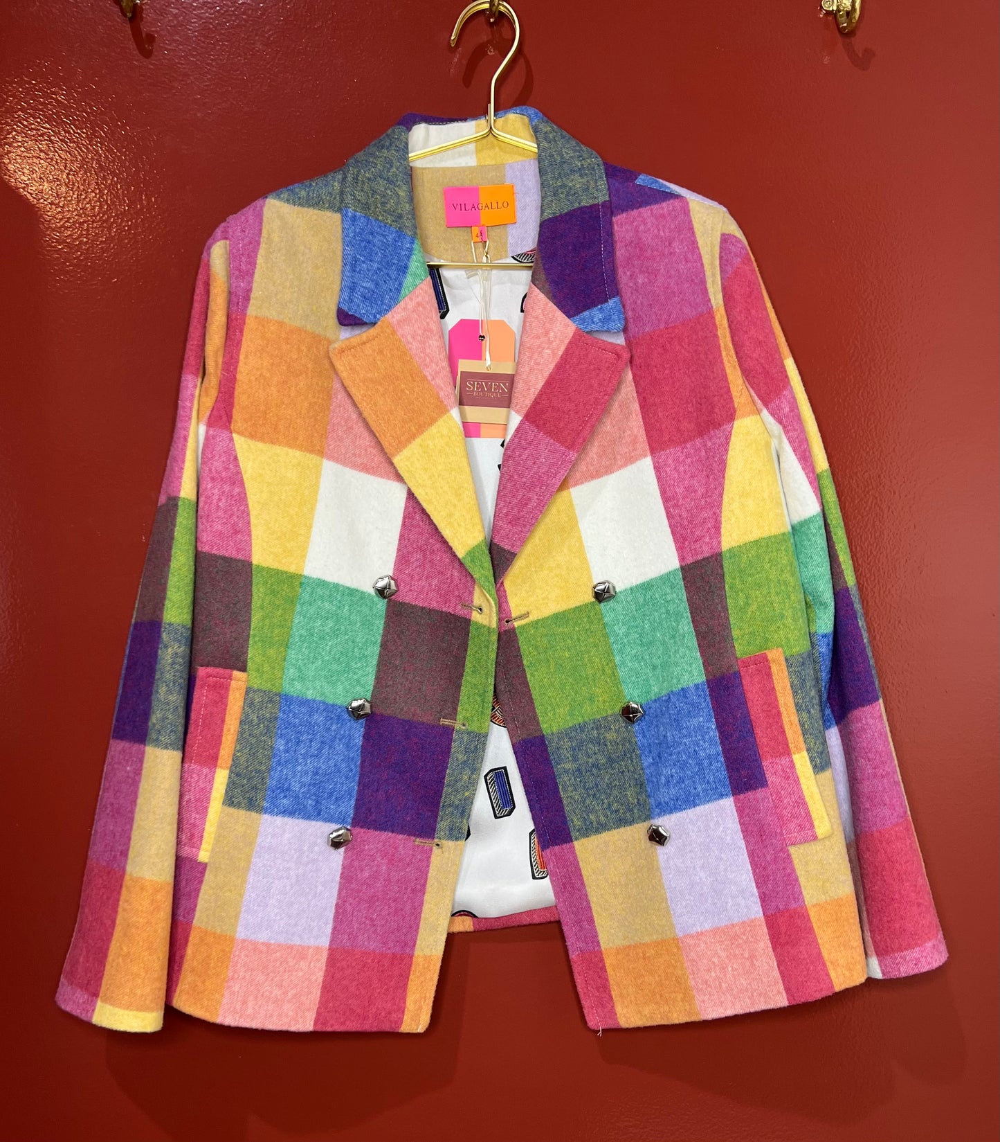 Vilagallo Multicolor Blazer 44