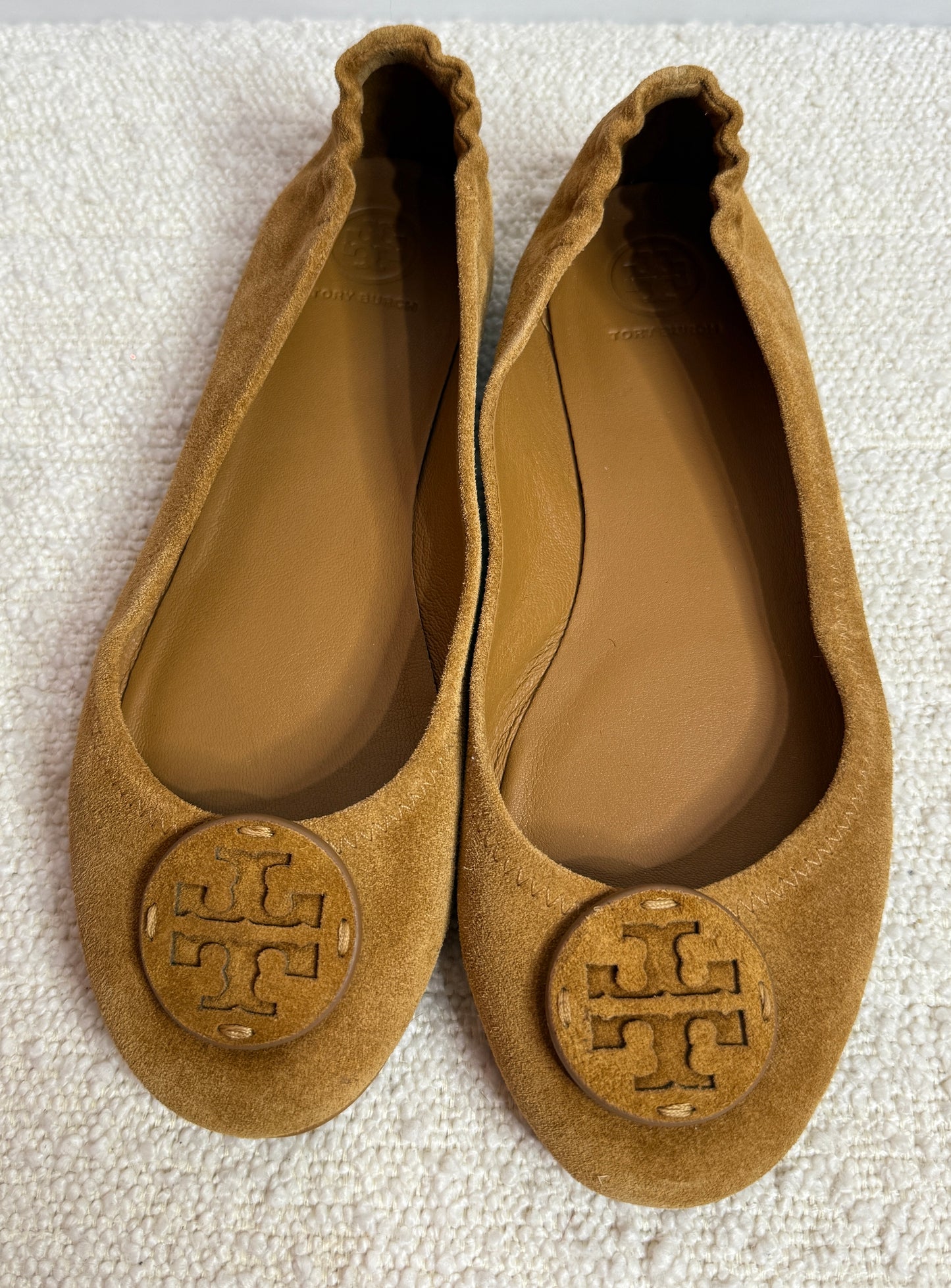 Tory Burch Suede Tan Flats 7.5/8