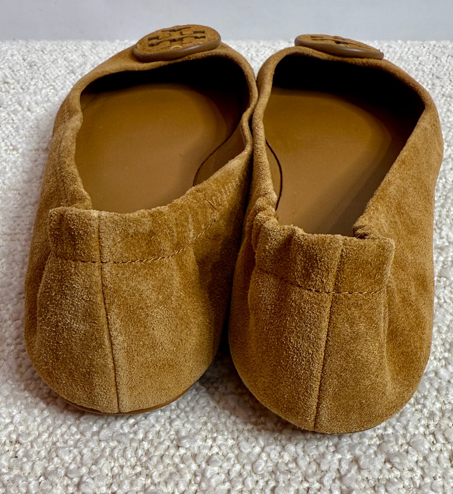 Tory Burch Suede Tan Flats 7.5/8
