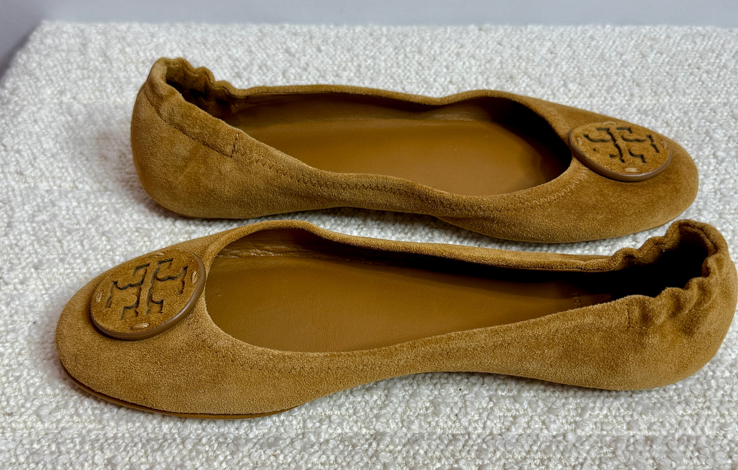 Tory Burch Suede Tan Flats 7.5/8