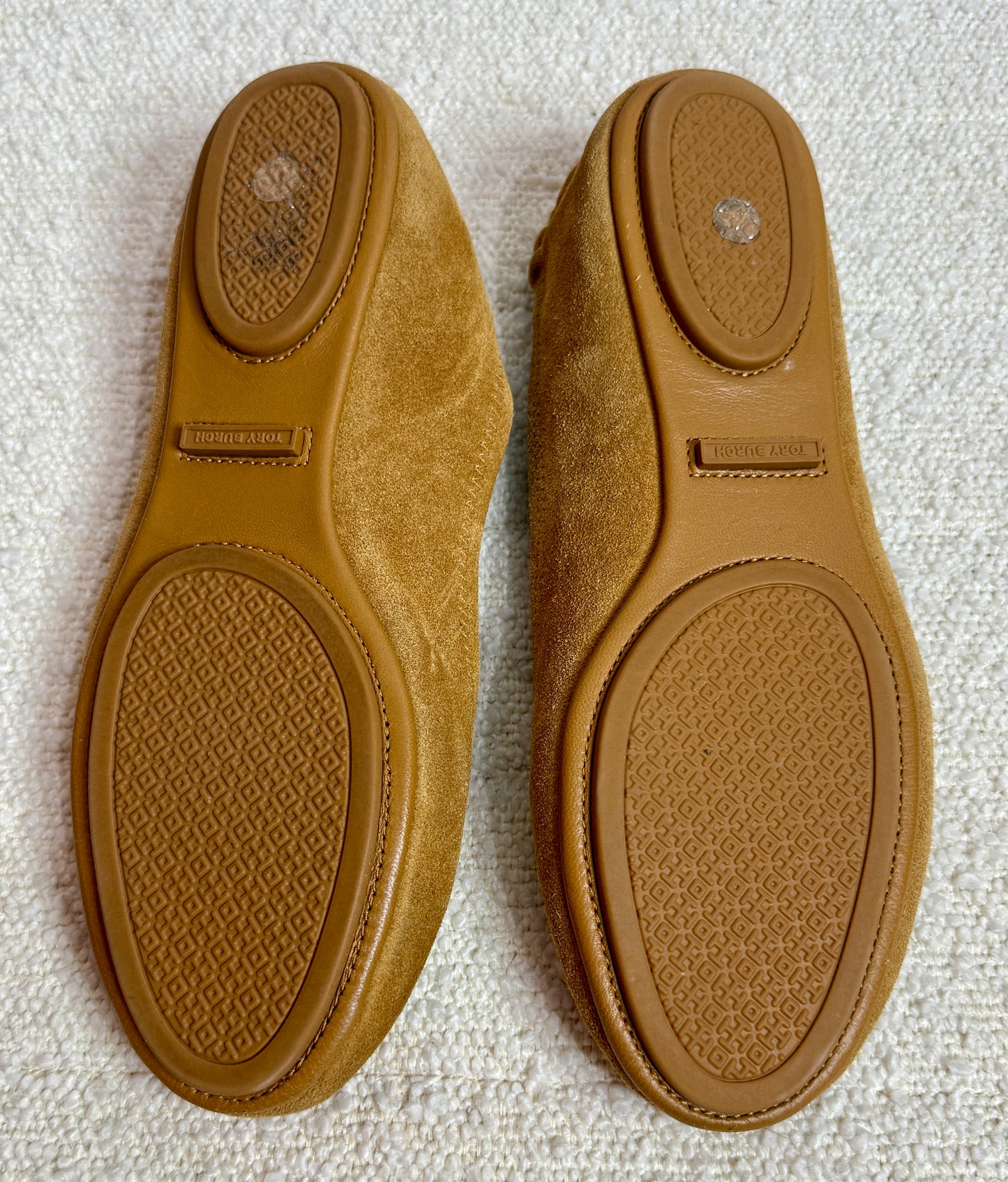 Tory Burch Suede Tan Flats 7.5/8