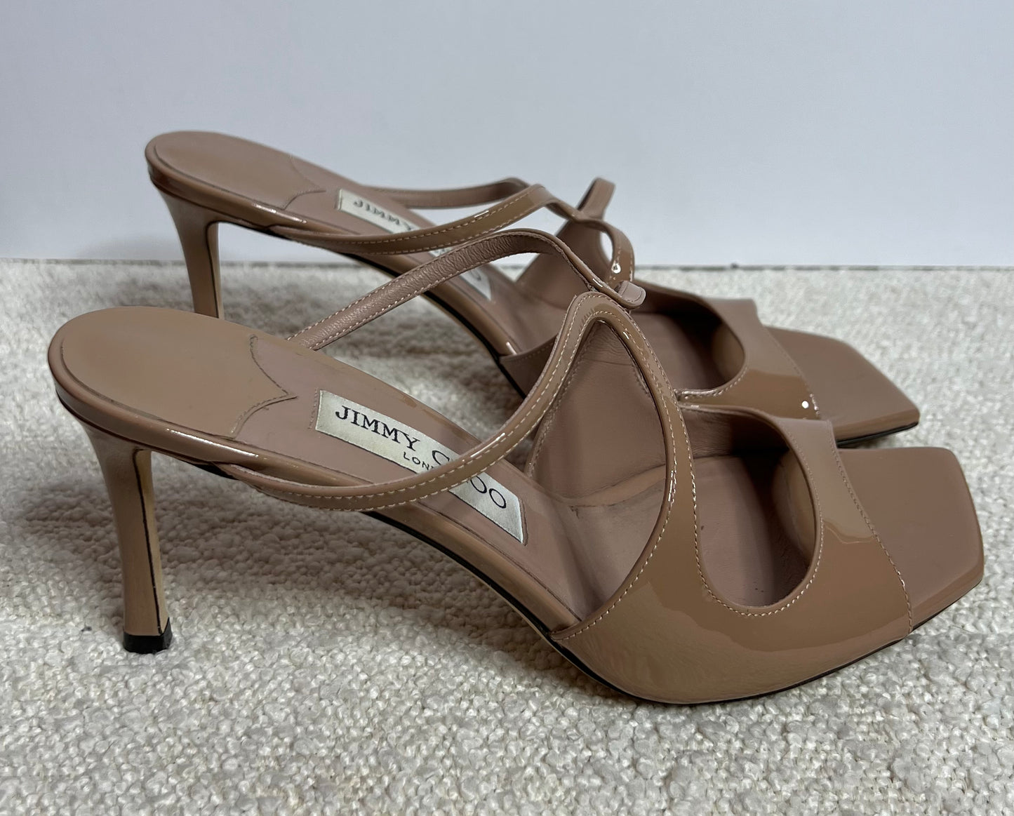 Jimmy Choo Nude Patent Heel 37