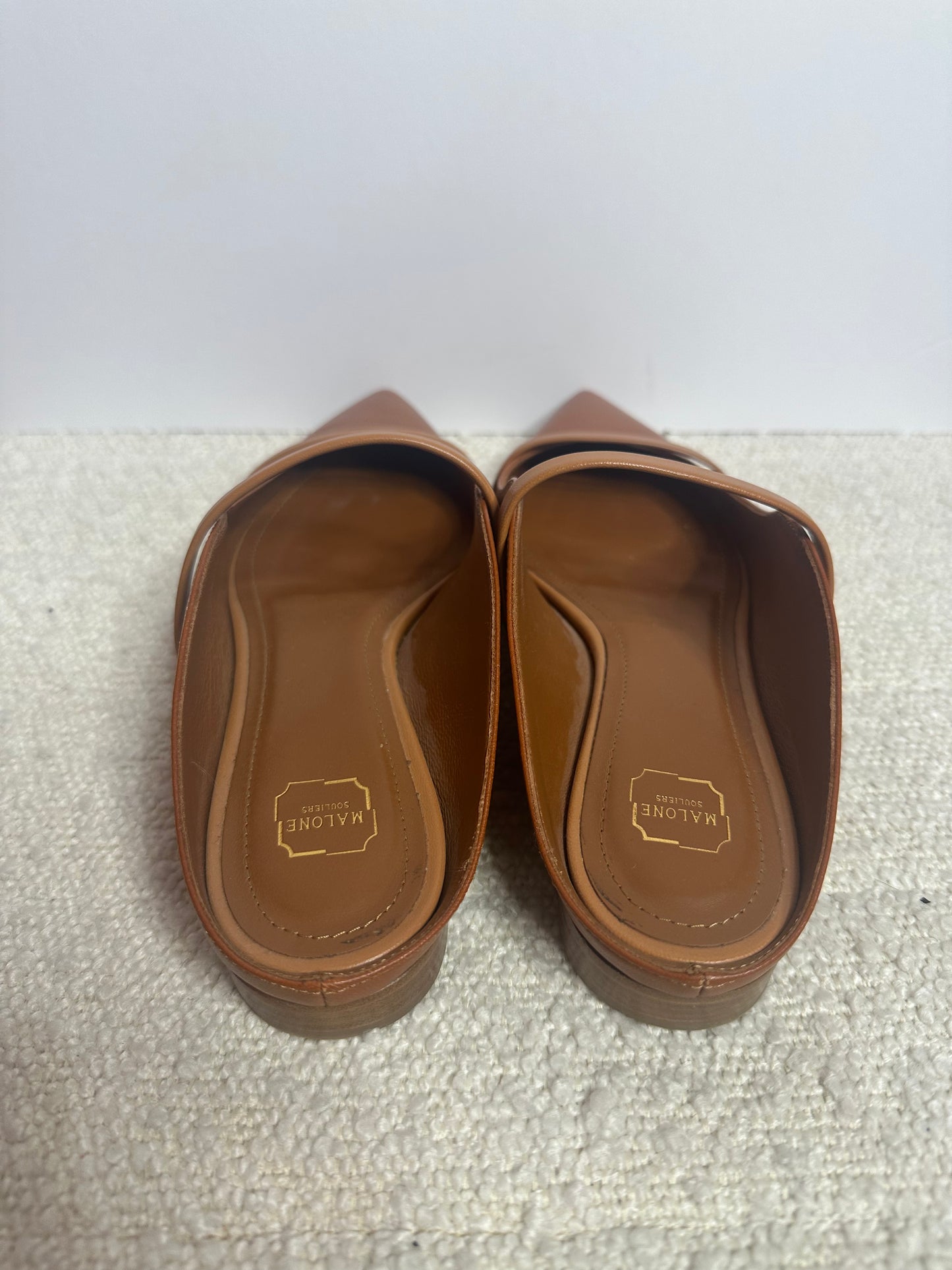 Malone Souliers Brown Leather Flats 37