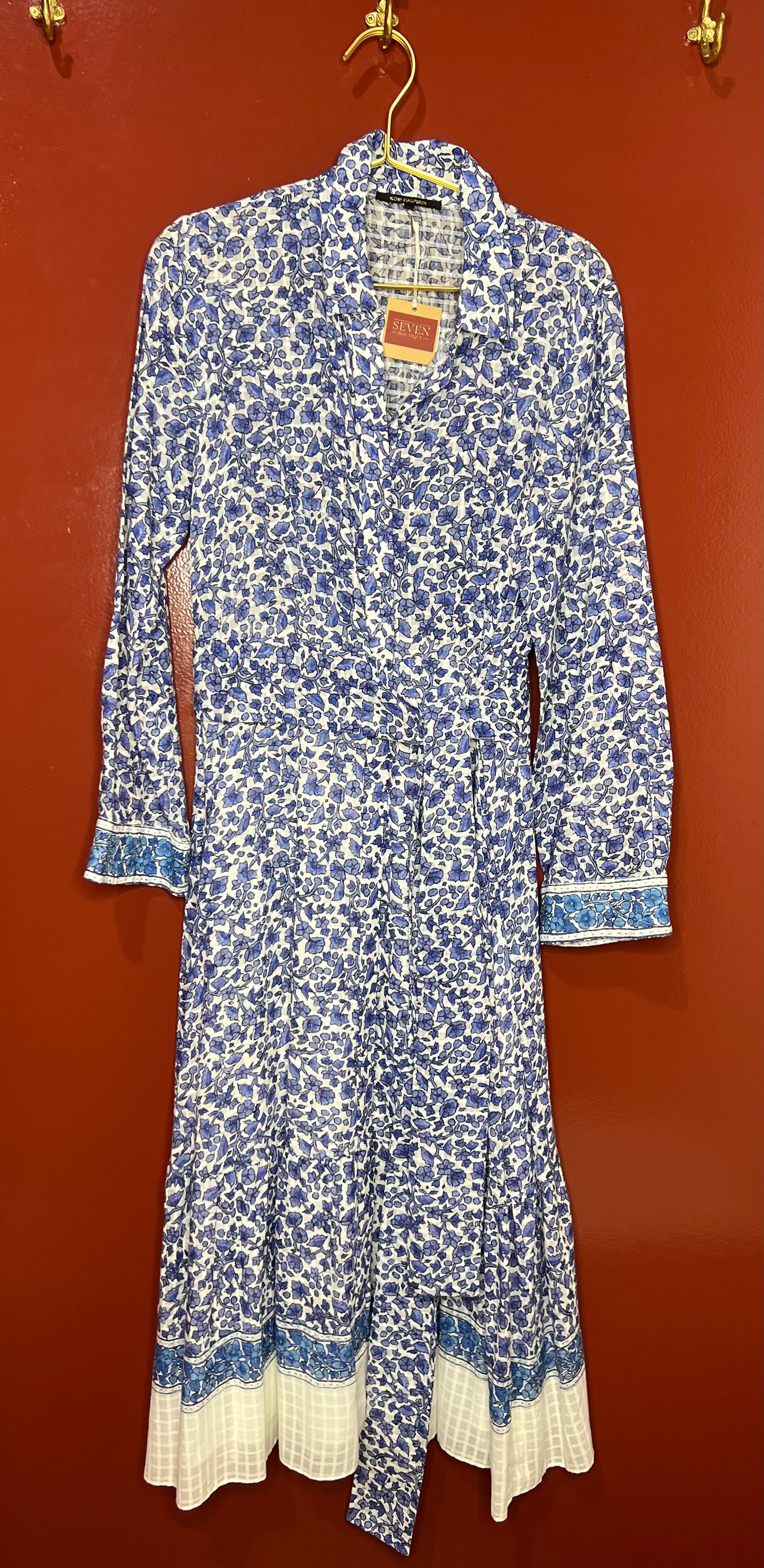 Kobi Halperin Blue Maxi Dress M
