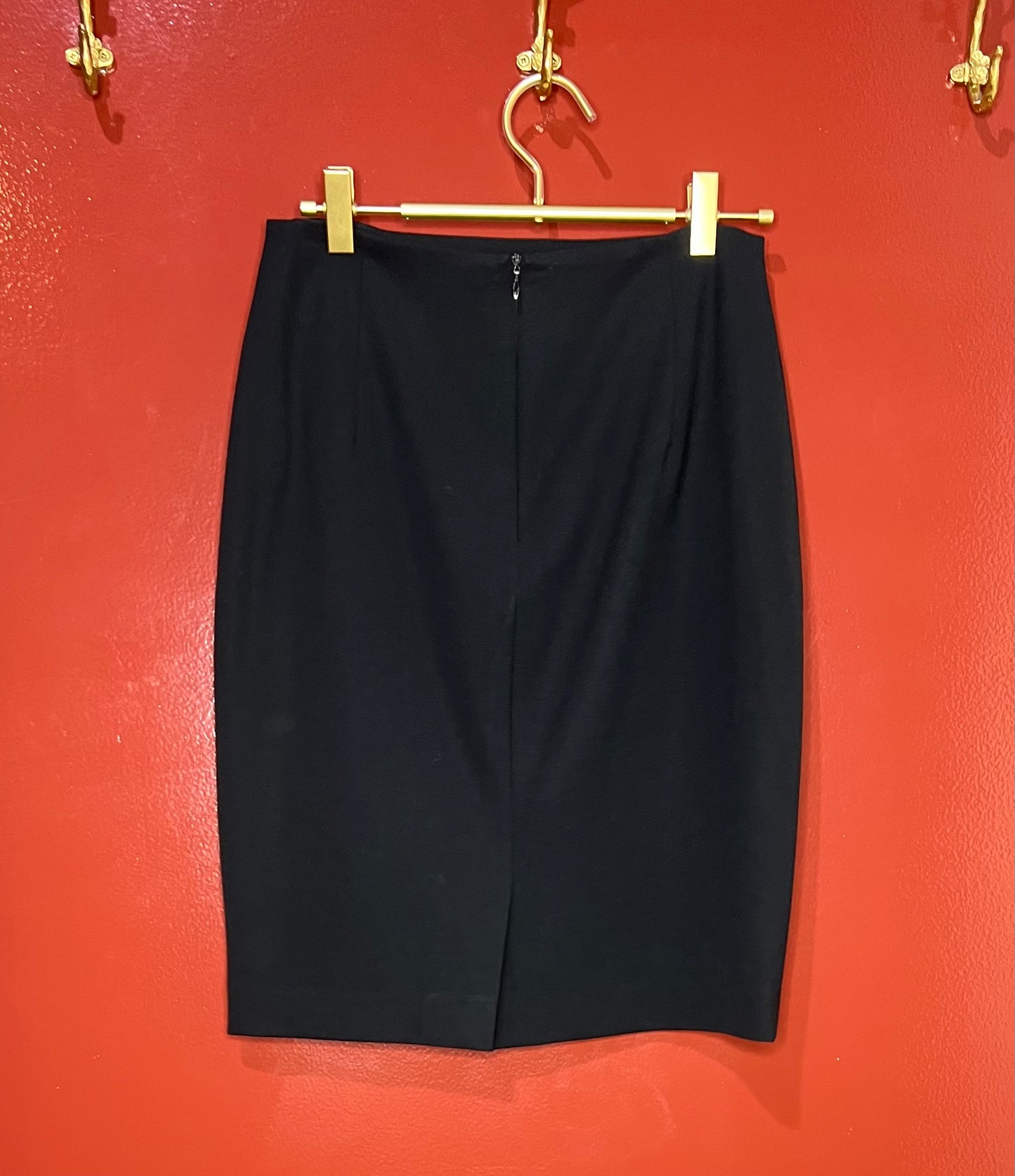 Plazz Sempione Black Midi Skirt 44