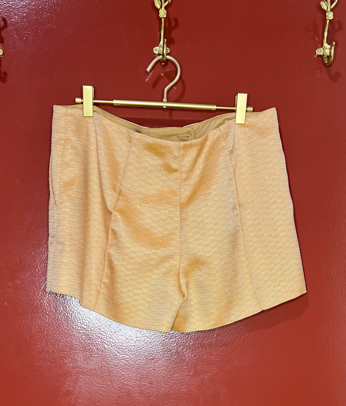 Miu Miu Mini Orange Shorts 44