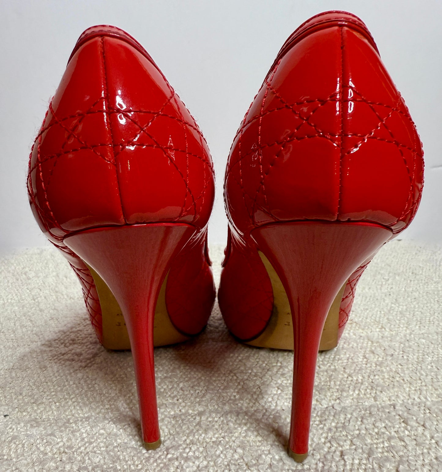 Christian Dior Red Heels 38 1/2