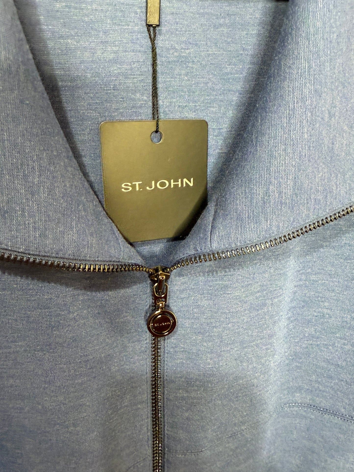 St. John Blue Melange Jacket S