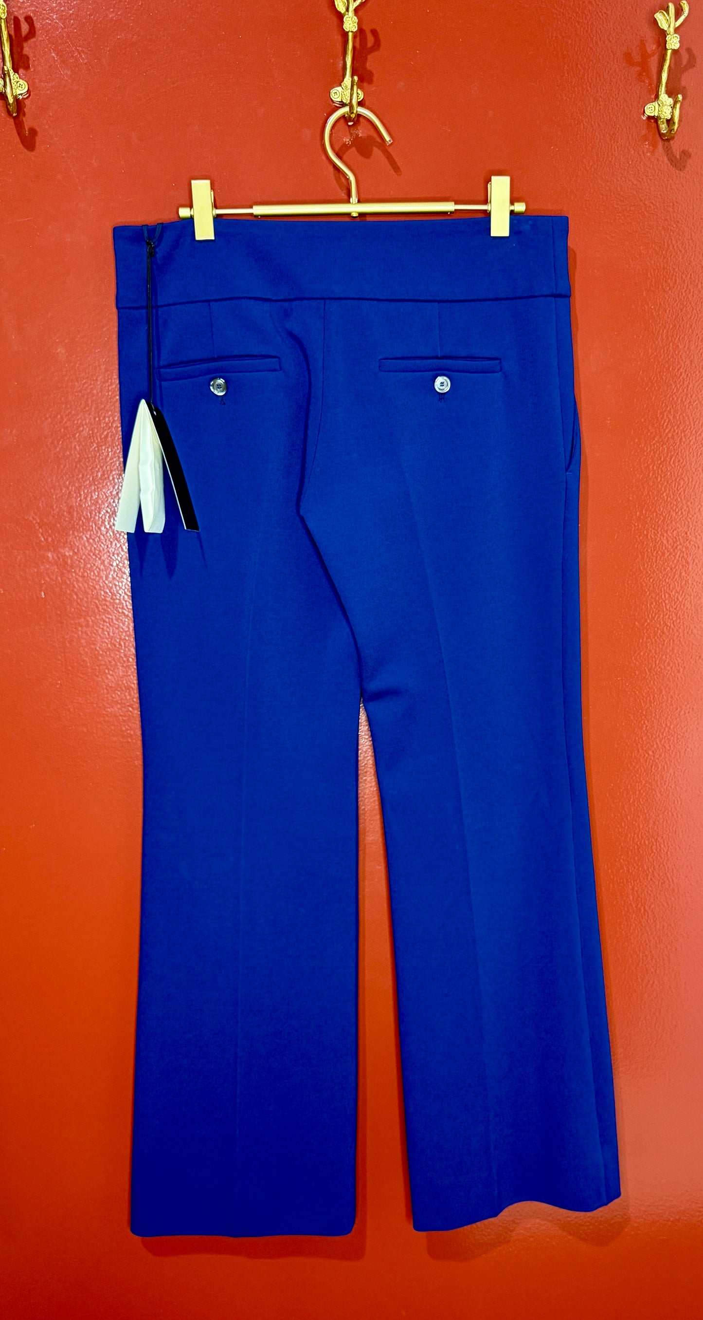 Gucci Blue Agats Compact Stretch Trousers 42