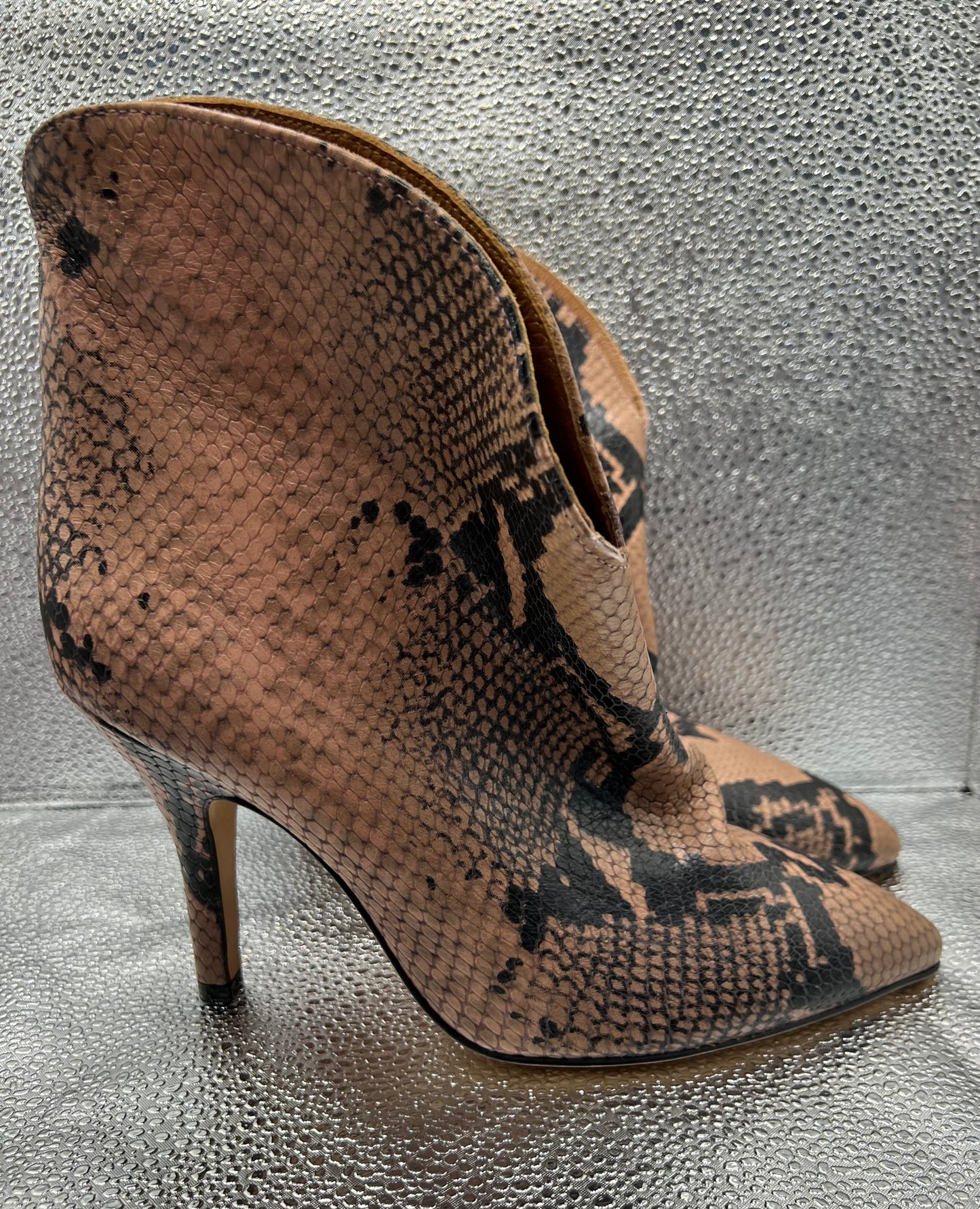 Paris Texas Embossed Python Short Boot