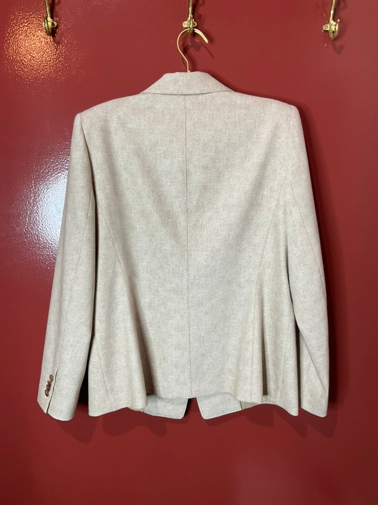 Lafayette 148 Tauper Virgin Wool Blazer 14