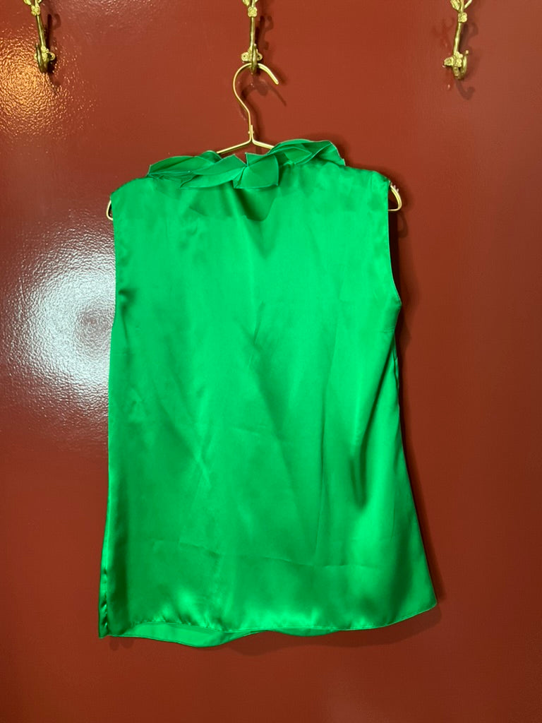 Ralph Lauren Green Silk Blouse 18