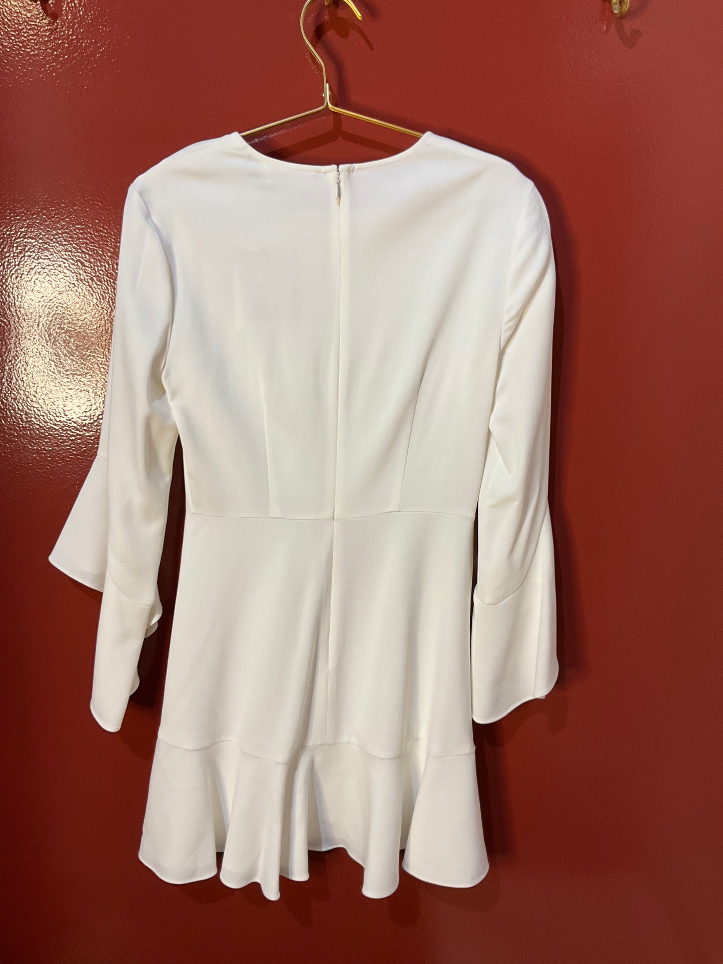 ALC  White Long Sleeve Dress  6