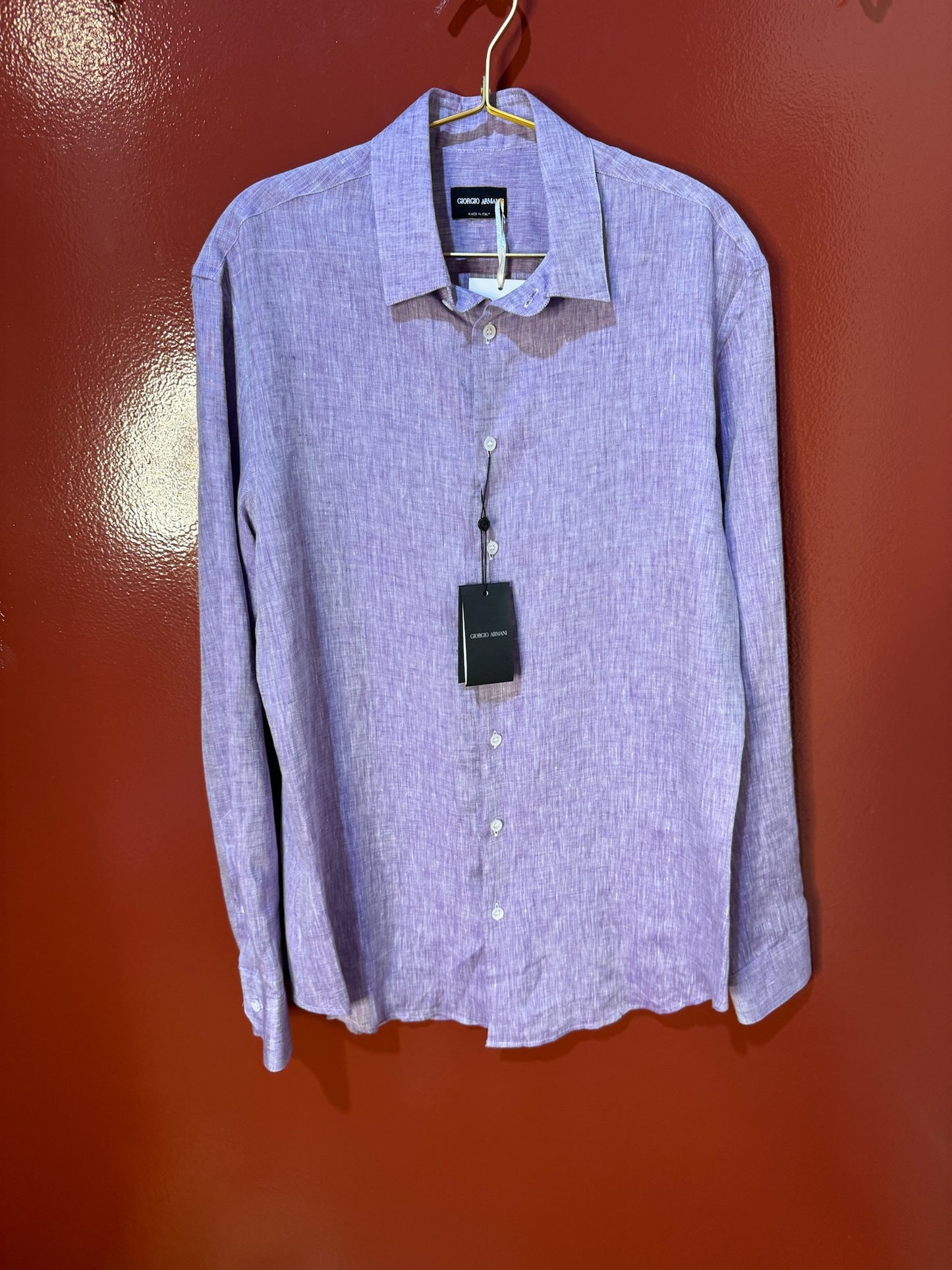 Georgio Armani Mens Purple L