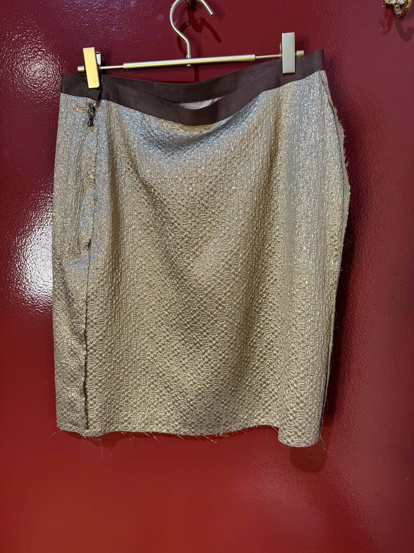 Lanvin Skirt Gold 40