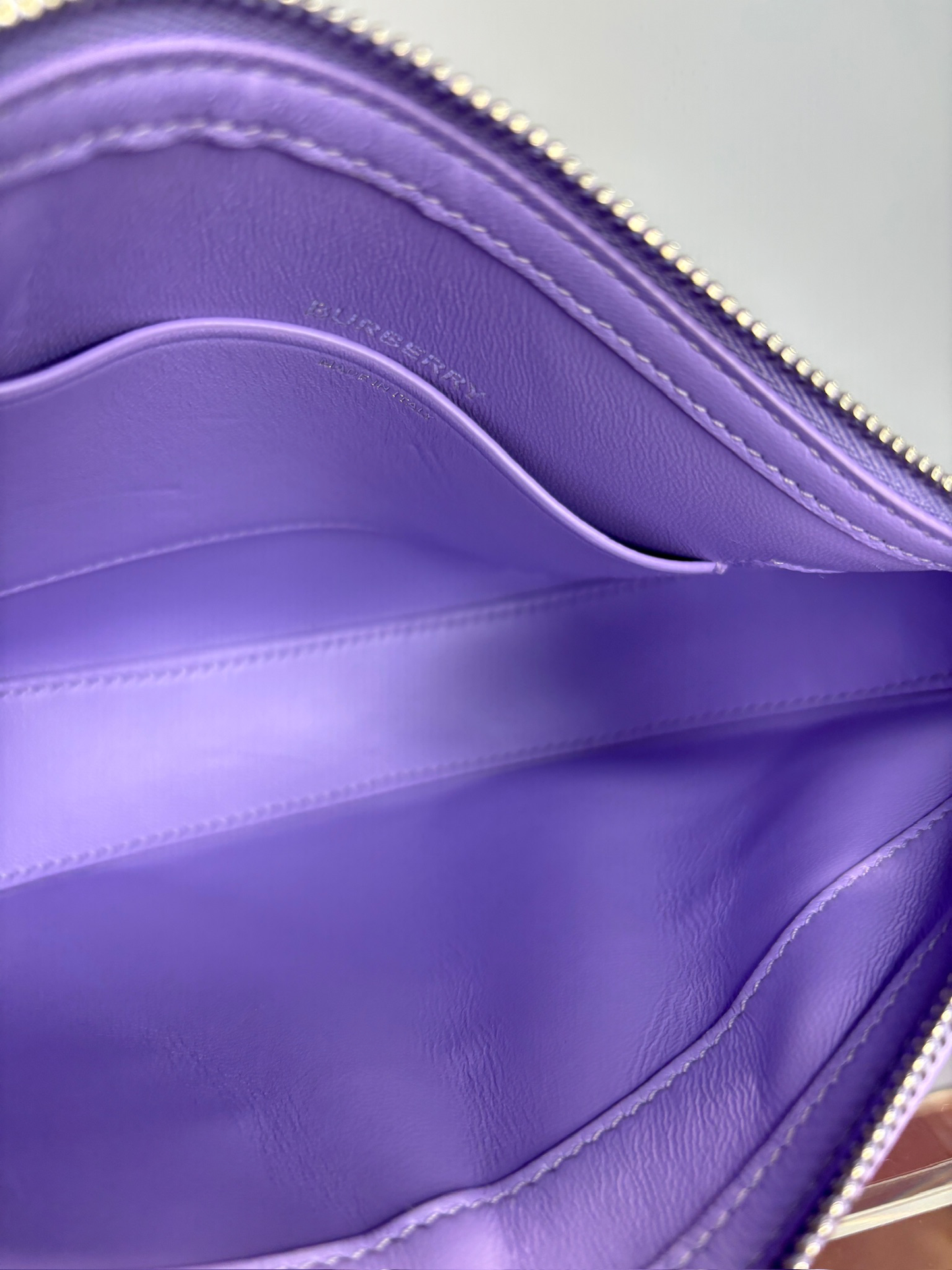 Burberry Purple/Silver Bag