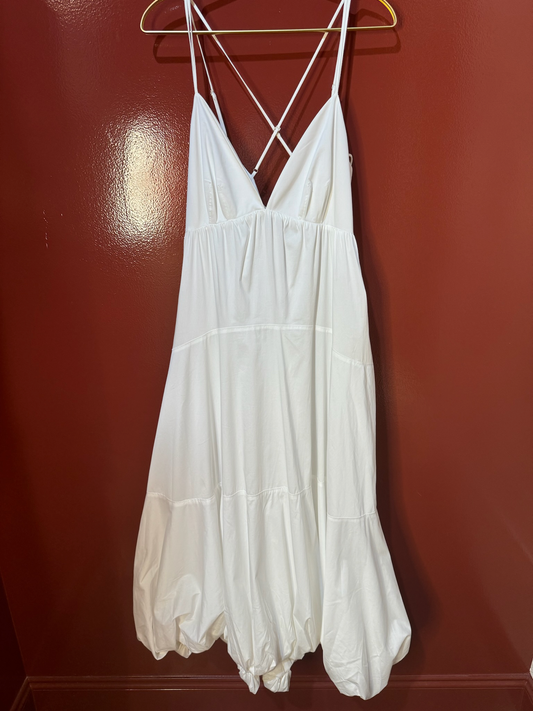 Cinq a Sept dress white spag 10
