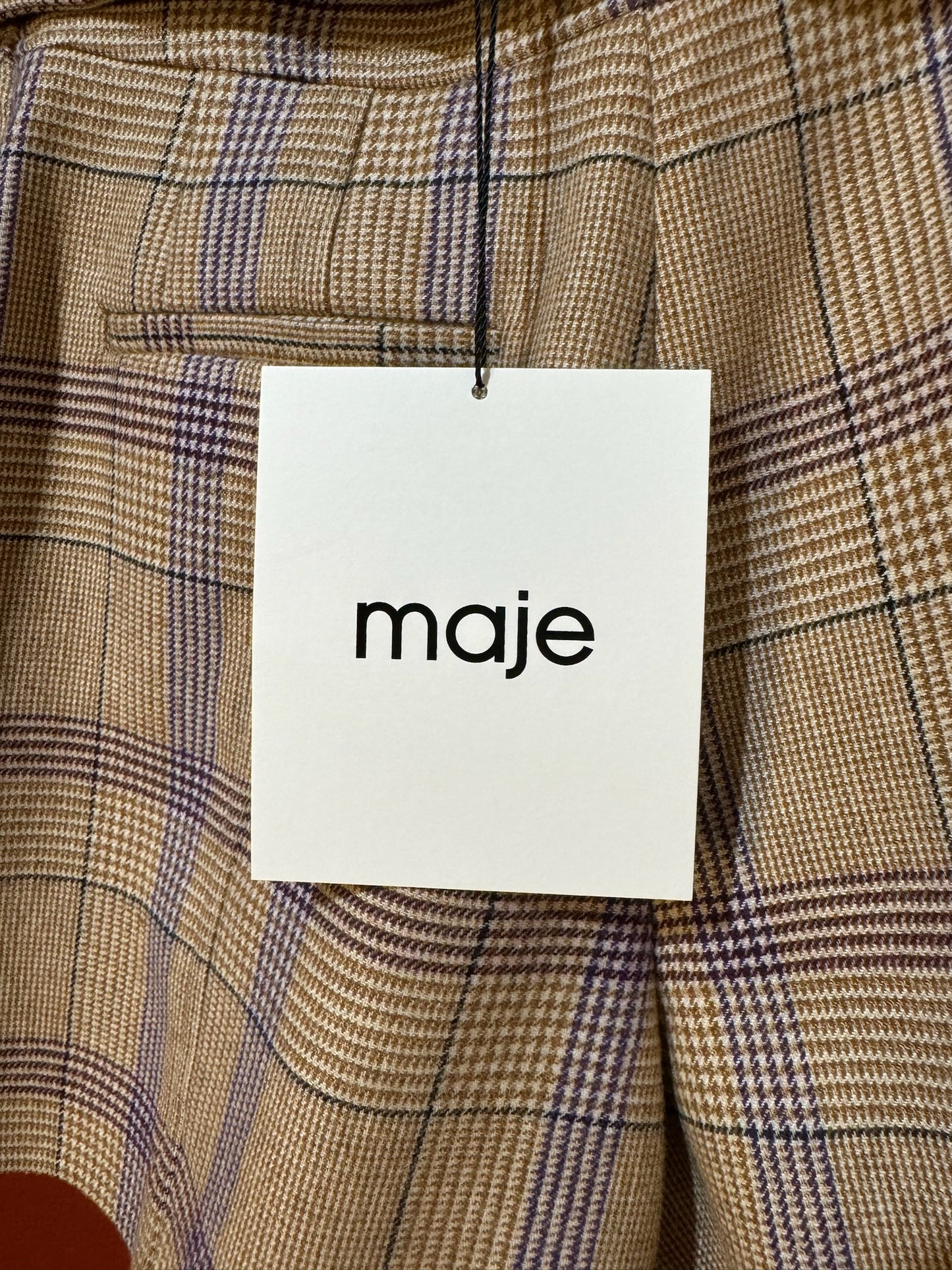 Maje Shorts Plaid M