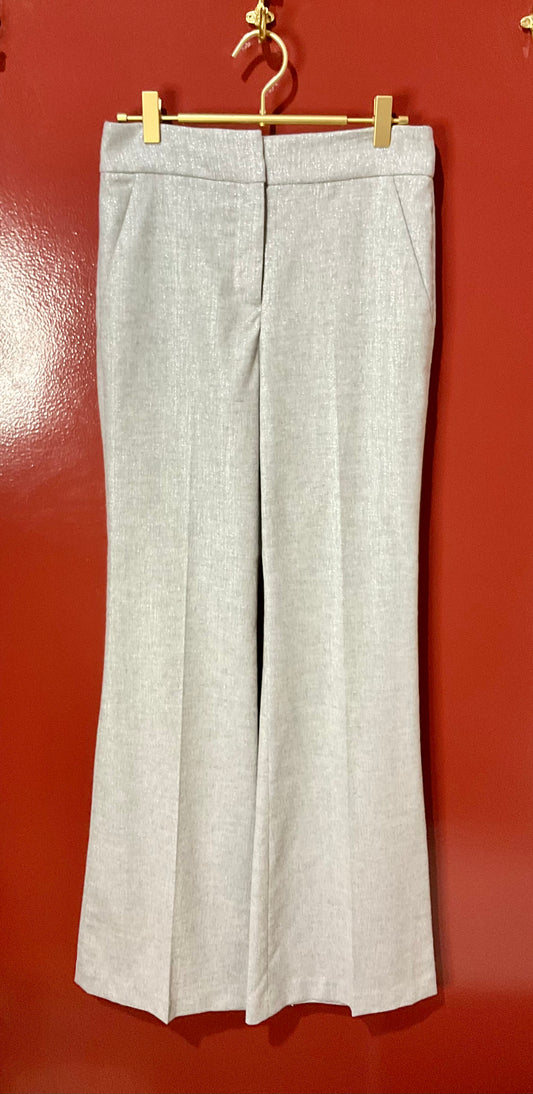 Veronica Beard Grey/Silver Pant 0