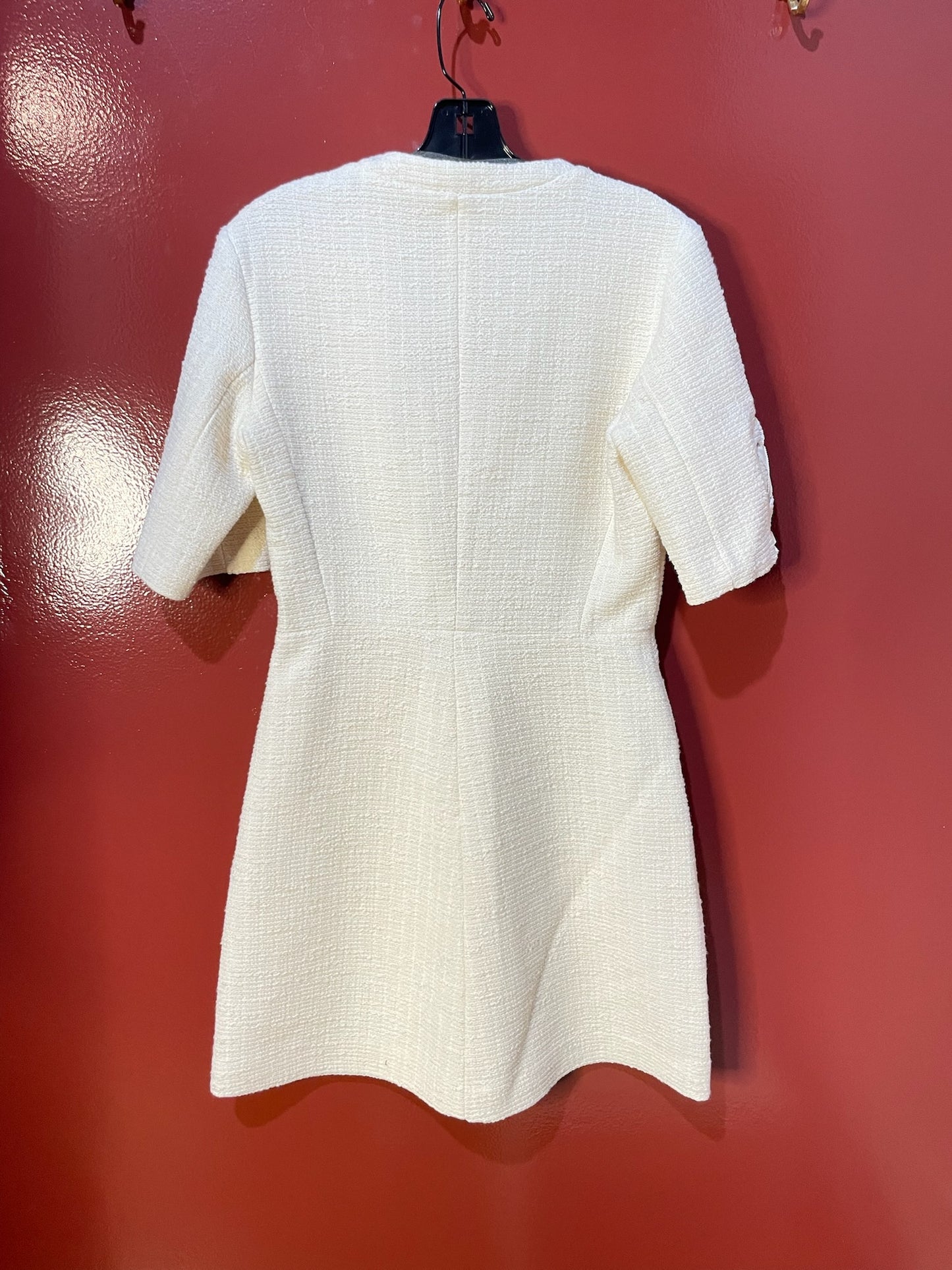 Maje dress mini tweed ecru M/38