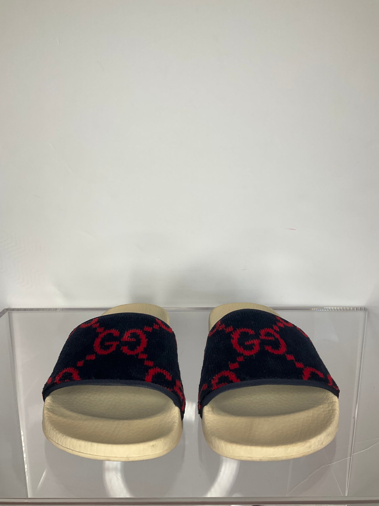 Gucci Blue/Red Slides 6