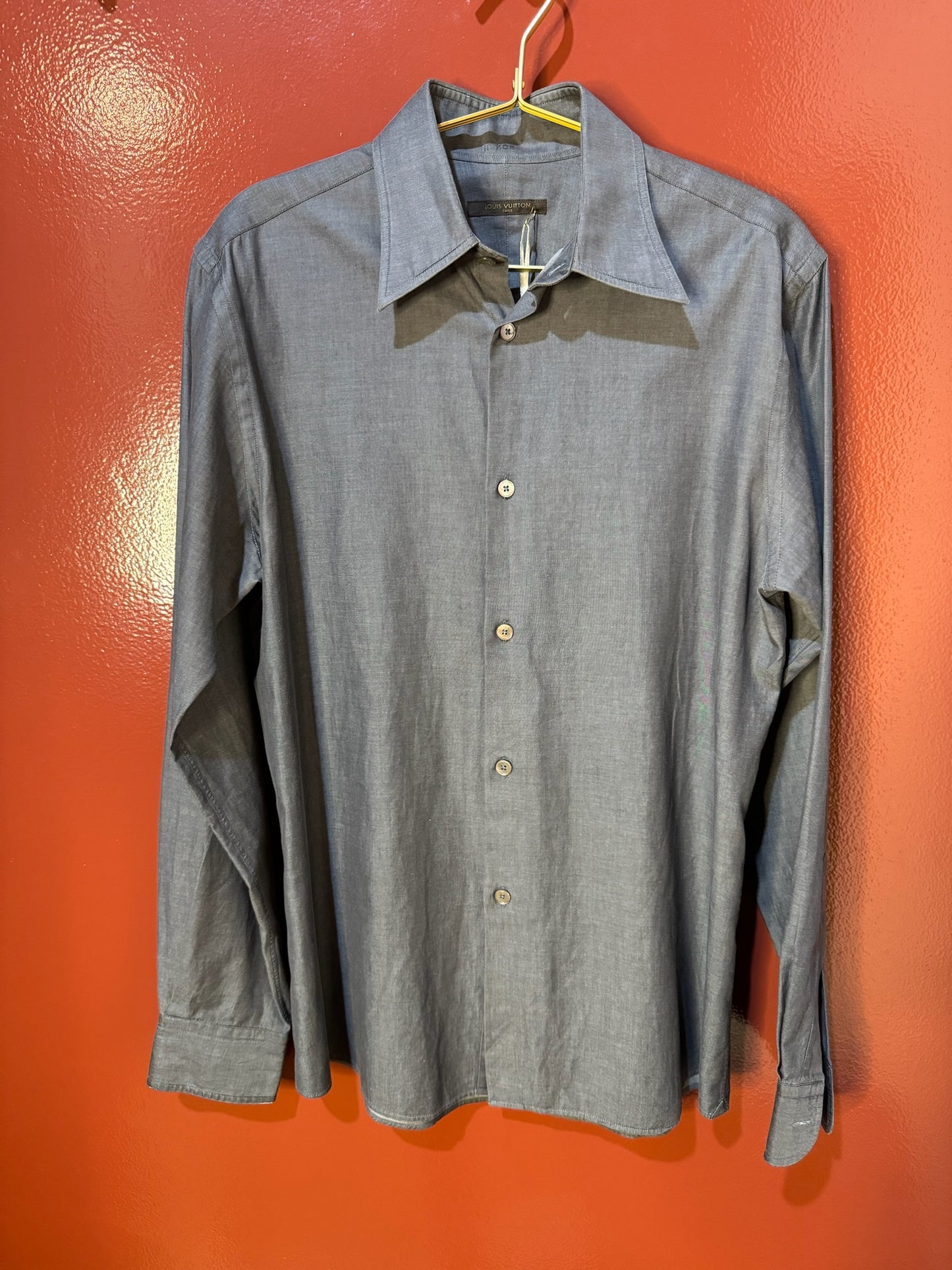 Louis Vuitton Shirt Mens Grey