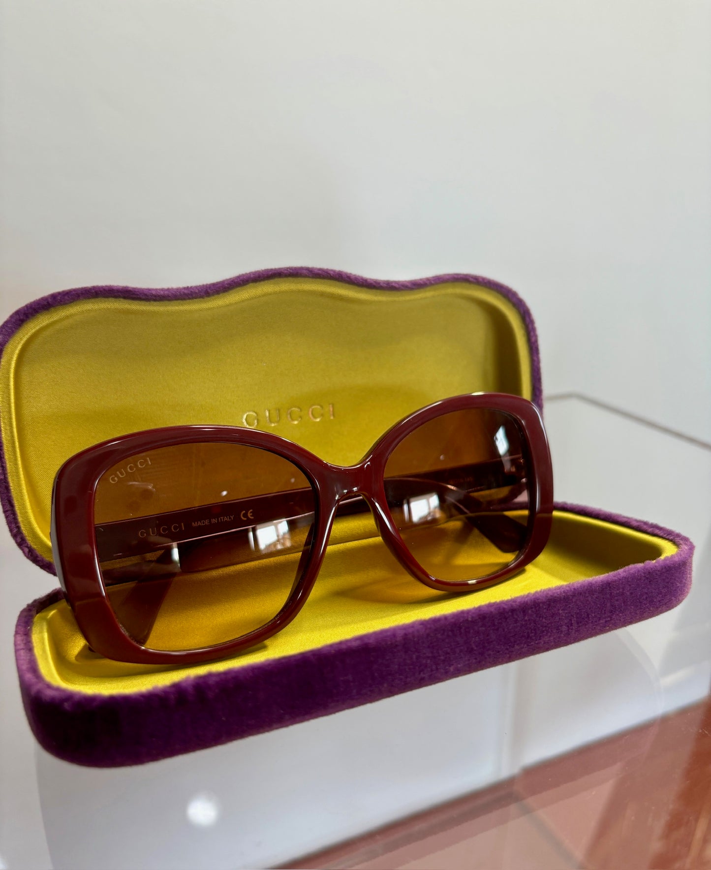Gucci Gradient Purple Sunglasses
