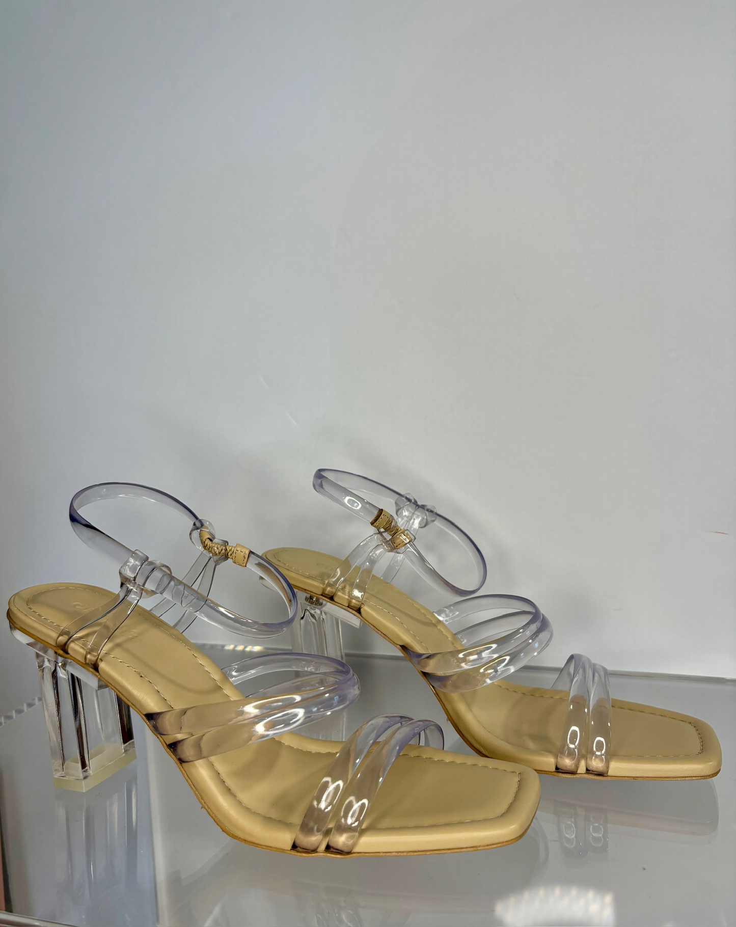 Cult Gia Acrylic Sandal Heel 41