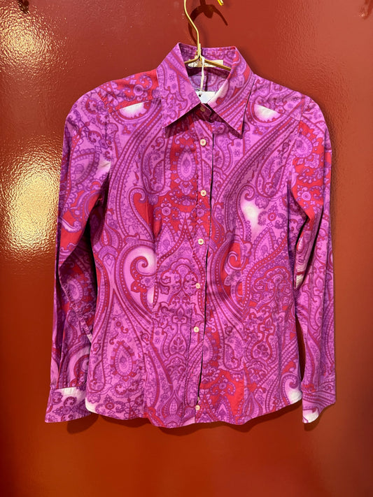 Etro Purple/Red Shirt S