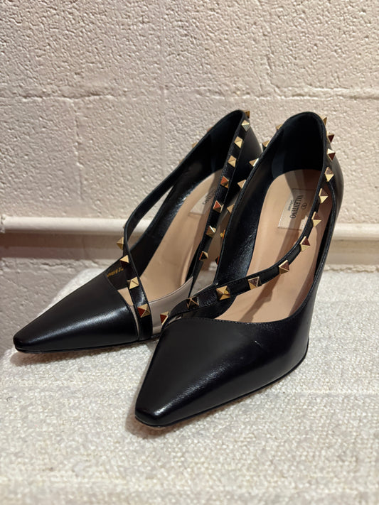 Valentino Black Stud Heel Size 41