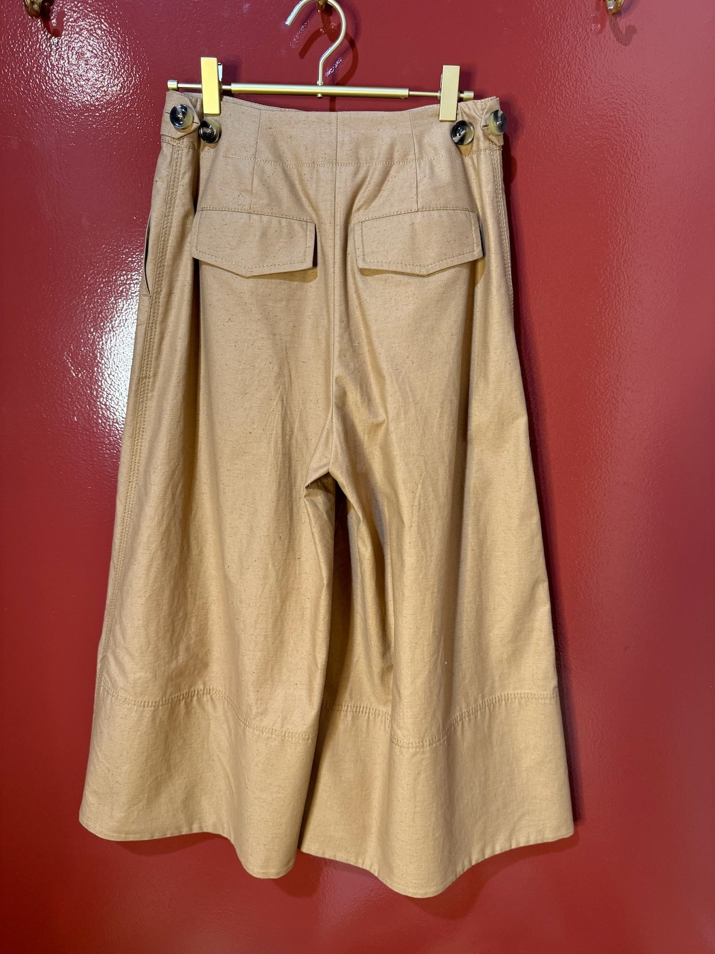 Zimmermann Tan Wide Leg Pants 1