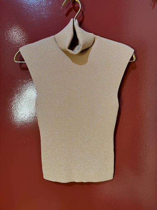 A.L.C. Tan Turtleneck XS