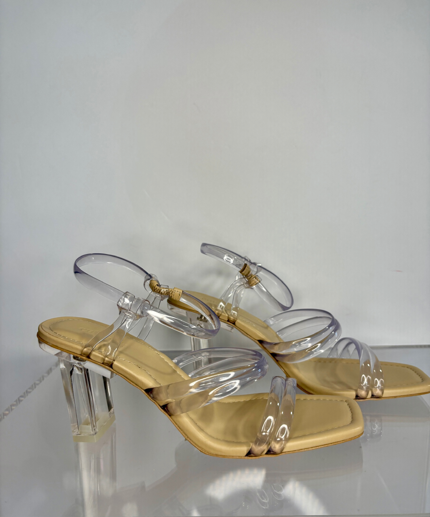 Cult Gia Acrylic Sandal Heel 41