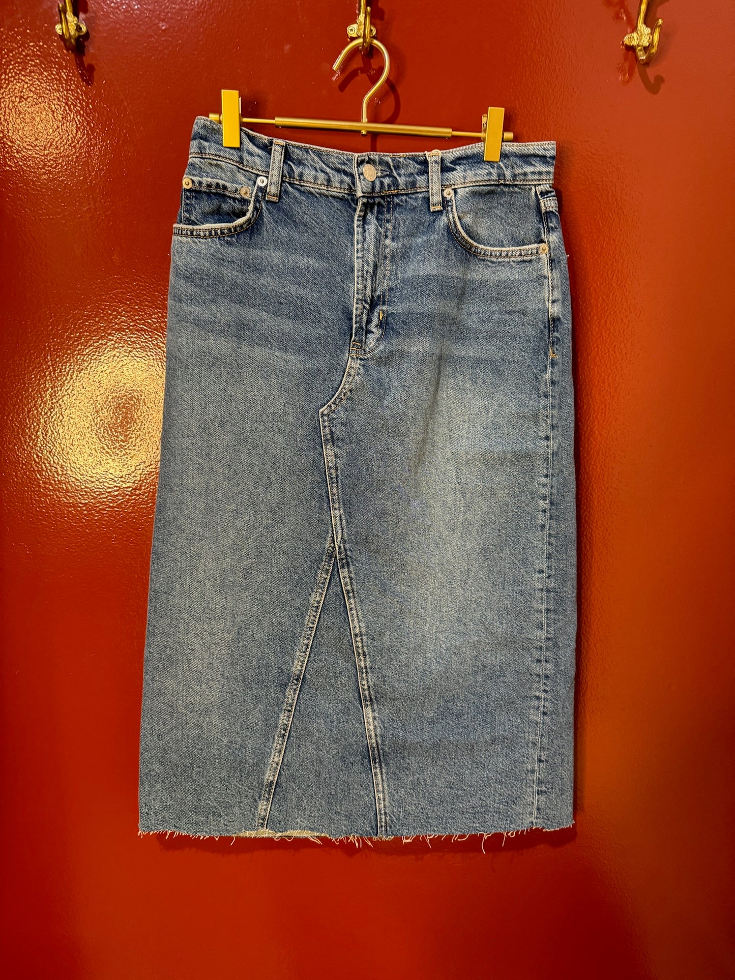 Ralls Long Jean Skirt 28