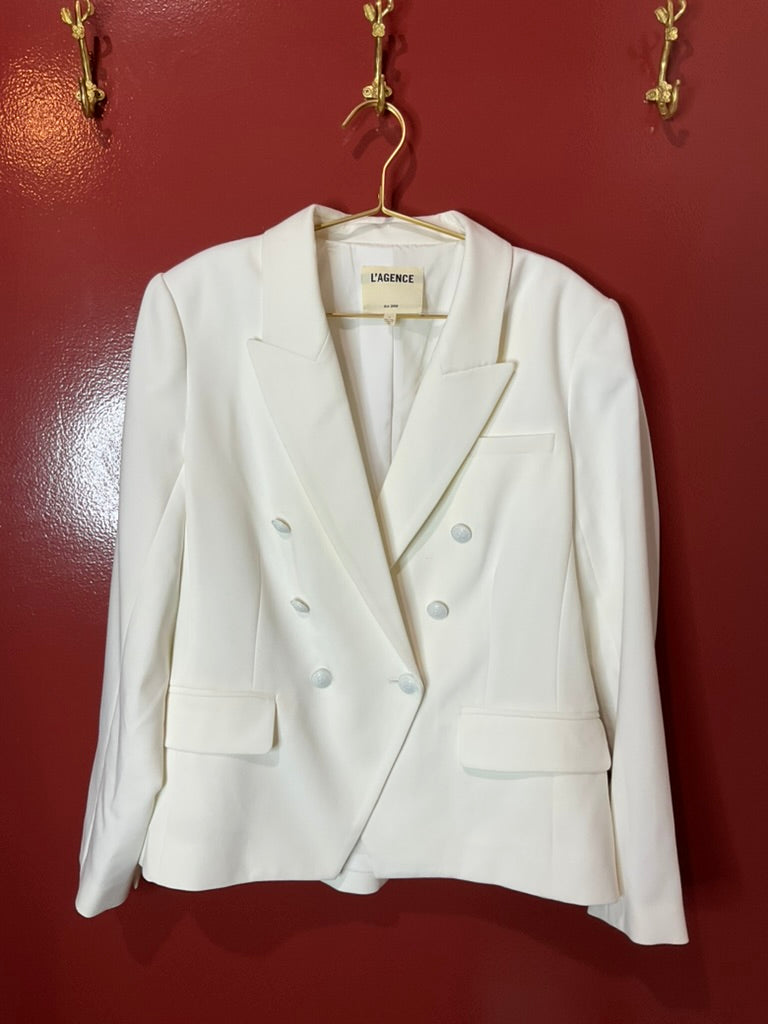 L'Agence White Blazer 14