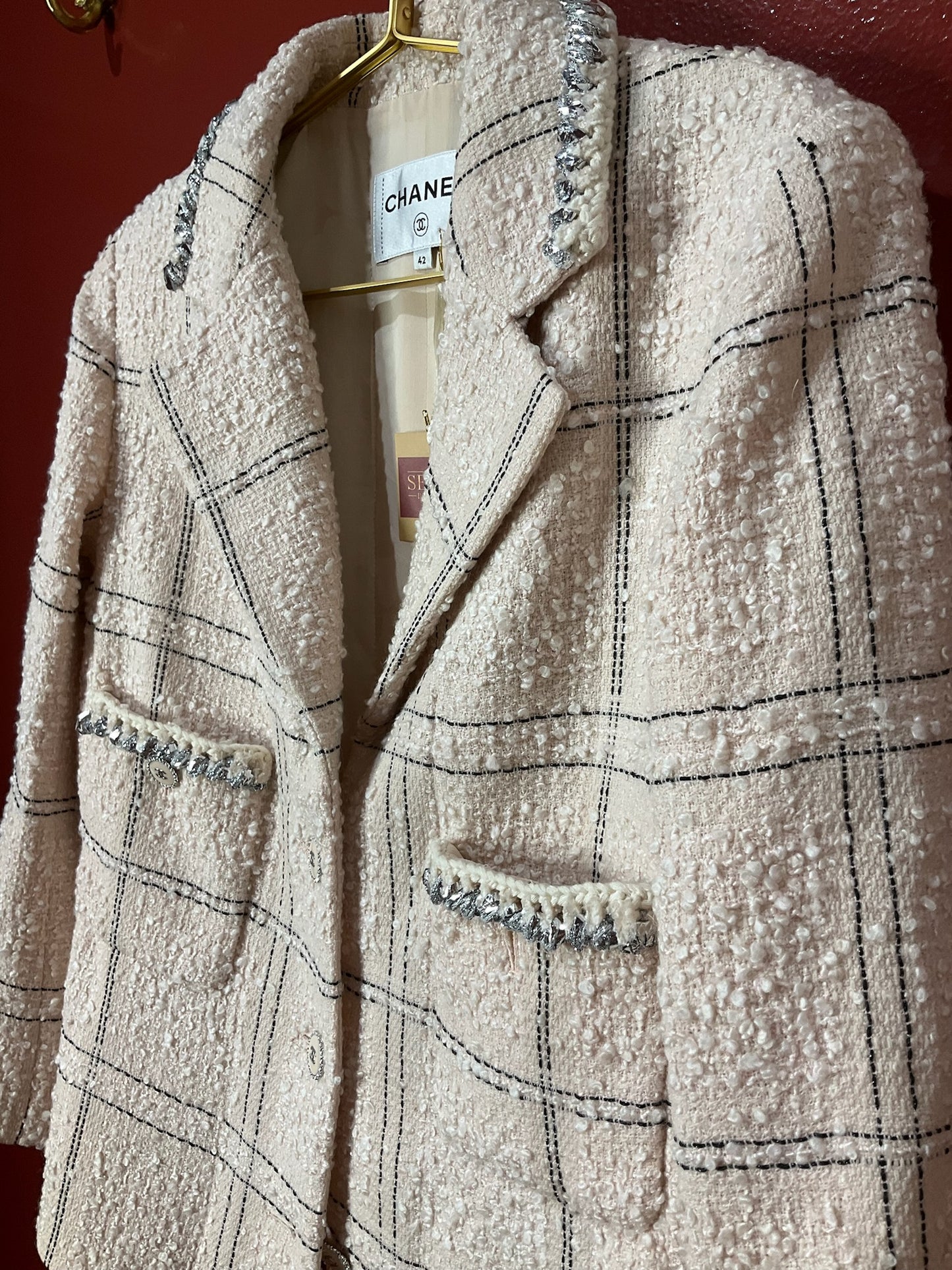 Chanel Jacket Light Peach 42