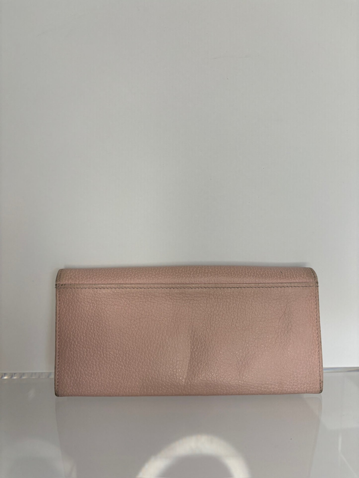 Longchamp Pink Snap Wallet