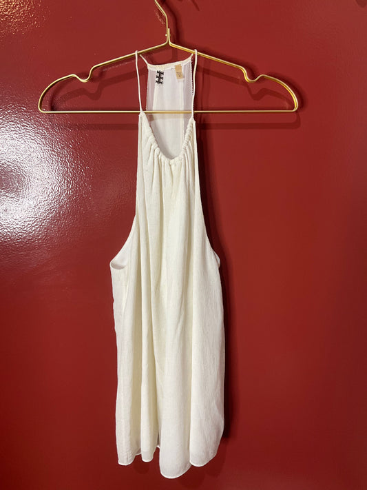 Haute Hippie Halter White Top M