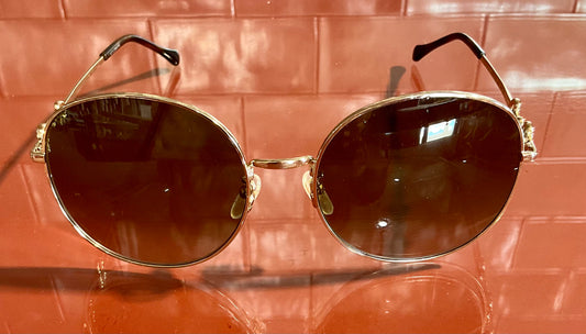 Gucci Gold Rim Sunglasses