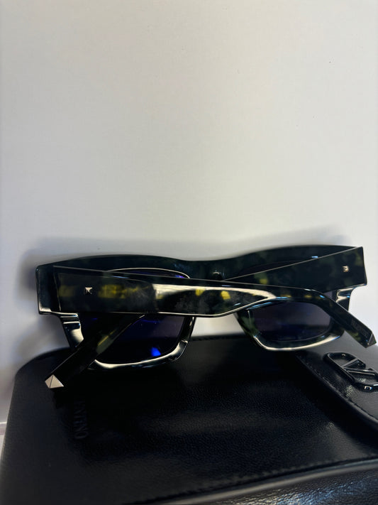 Valentino Forest Green Tortoise Sunglasses