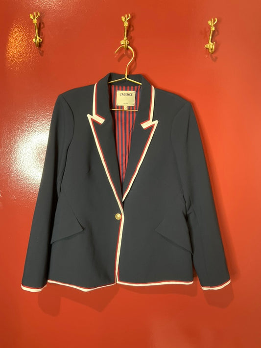 L'Agence Chamberlain Trim Blazer 14