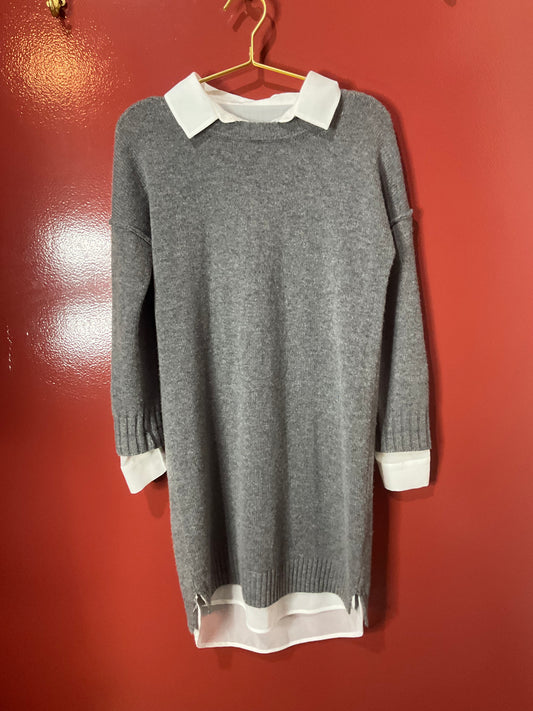 Brochu Walker Grey Sweater Dress XS