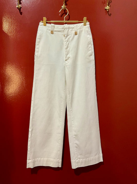 Mother High Rise White Jeans 26