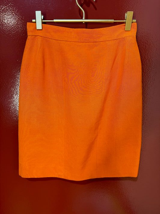 Chanel Mini Orange Skirt