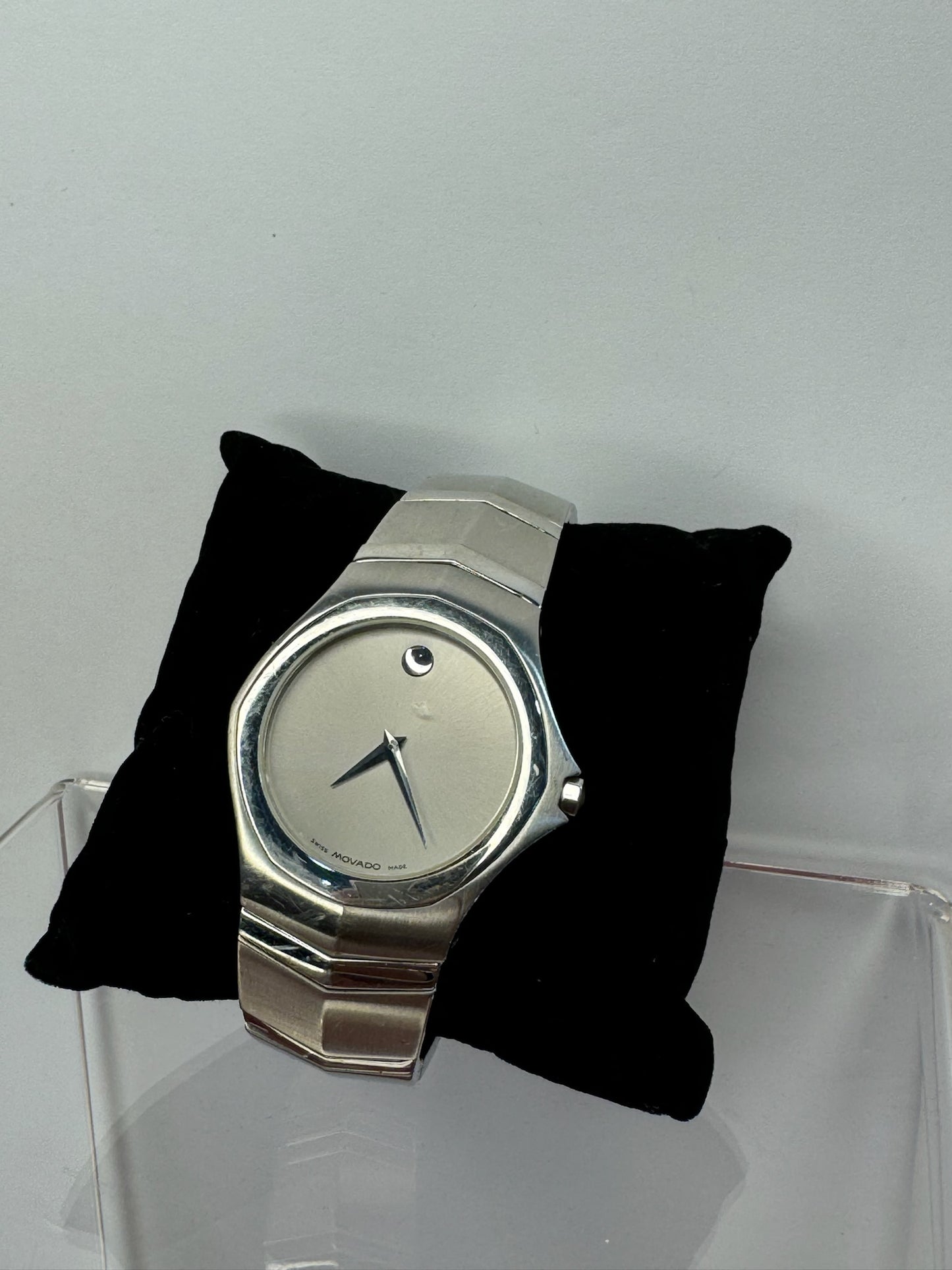 Movado Silver Mens Watch