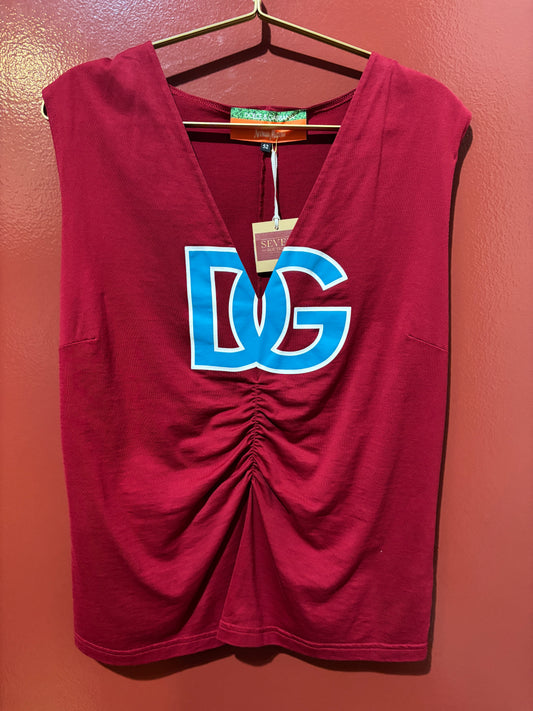 Dolce & Gabbana NM Collav Red Shirt Size 52